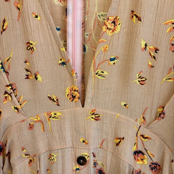 Faithfull the Brand Floral Peach Dress - Picture 9 of 11